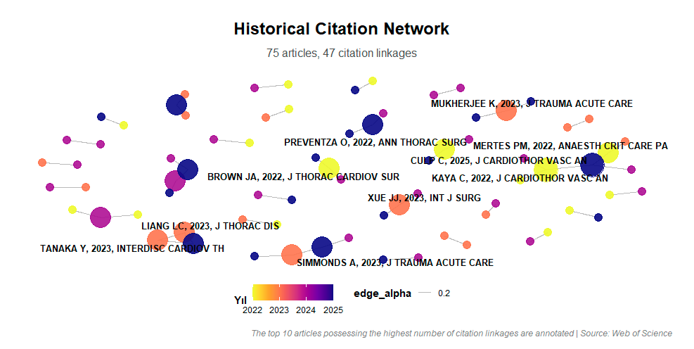 HistCite Atıf Ağı